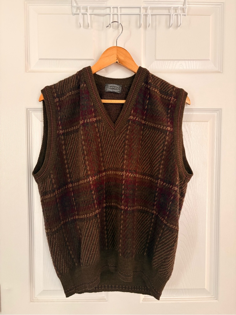 Vintage Eaton V-Neck Sweater Vest